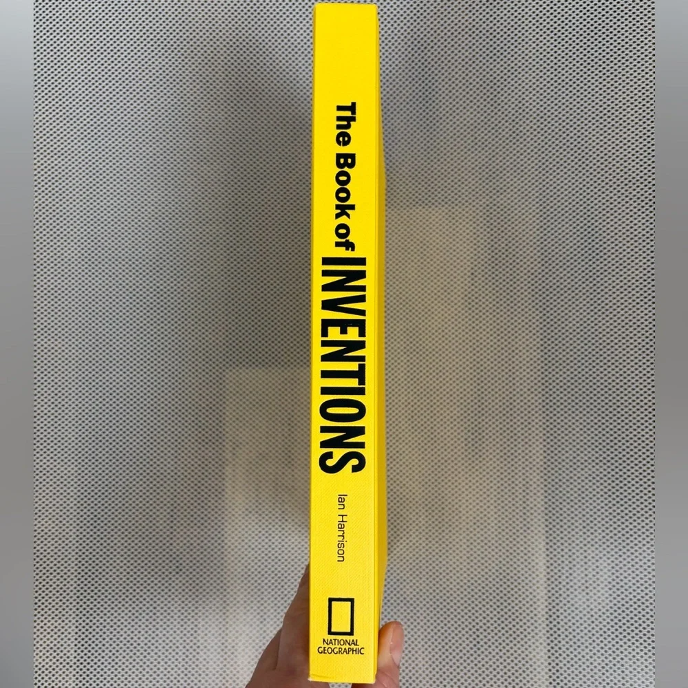 Nat Geo The Book of Inventions Ian Harrison Hardcover Art Fry Post-it Note Book